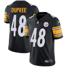 Youth Nike Pittsburgh Steelers #48 Bud Dupree Black Team Color Vapor Untouchable Limited Player NFL Jersey