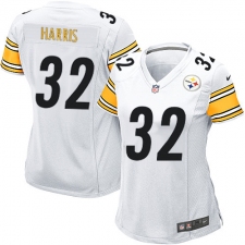 Women's Nike Pittsburgh Steelers #32 Franco Harris Game White NFL Jersey