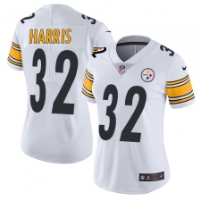 Women's Nike Pittsburgh Steelers #32 Franco Harris White Vapor Untouchable Limited Player NFL Jersey