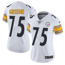 Women's Nike Pittsburgh Steelers #75 Joe Greene Elite White NFL Jersey