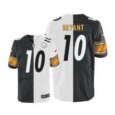 Men's Nike Pittsburgh Steelers #10 Martavis Bryant Elite Black/White Split Fashion NFL Jersey