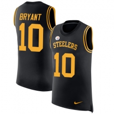 Men's Nike Pittsburgh Steelers #10 Martavis Bryant Limited Black Rush Player Name & Number Tank Top NFL Jersey