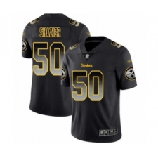 Men's Pittsburgh Steelers #50 Ryan Shazier Limited Black Smoke Fashion Football Jersey