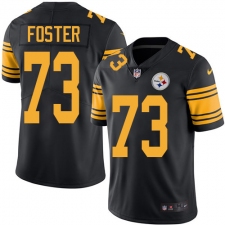 Youth Nike Pittsburgh Steelers #73 Ramon Foster Limited Black Rush Vapor Untouchable NFL Jersey