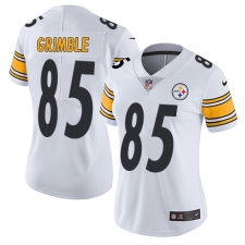 Women's Nike Pittsburgh Steelers #85 Xavier Grimble Elite White NFL Jersey