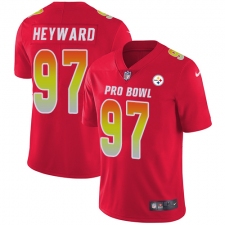 Men's Nike Pittsburgh Steelers #97 Cameron Heyward Limited Red 2018 Pro Bowl NFL Jersey