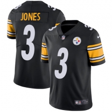 Youth Nike Pittsburgh Steelers #3 Landry Jones Black Team Color Vapor Untouchable Limited Player NFL Jersey