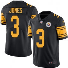 Youth Nike Pittsburgh Steelers #3 Landry Jones Limited Black Rush Vapor Untouchable NFL Jersey