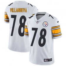 Youth Nike Pittsburgh Steelers #78 Alejandro Villanueva White Vapor Untouchable Limited Player NFL Jersey