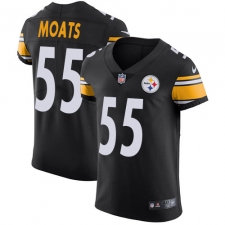 Men's Nike Pittsburgh Steelers #55 Arthur Moats Black Team Color Vapor Untouchable Elite Player NFL Jersey