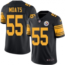 Youth Nike Pittsburgh Steelers #55 Arthur Moats Elite Black Rush Vapor Untouchable NFL Jersey