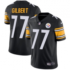 Men's Nike Pittsburgh Steelers #77 Marcus Gilbert Black Team Color Vapor Untouchable Limited Player NFL Jersey