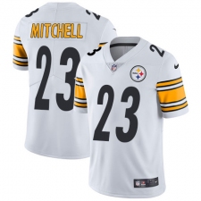 Men's Nike Pittsburgh Steelers #23 Mike Mitchell White Vapor Untouchable Limited Player NFL Jersey
