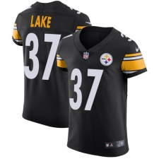 Men's Nike Pittsburgh Steelers #37 Carnell Lake Black Team Color Vapor Untouchable Elite Player NFL Jersey