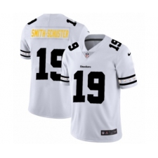 Men's Pittsburgh Steelers #19 JuJu Smith-Schuster White Team Logo Cool Edition Jersey