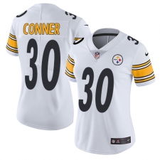 Women's Nike Pittsburgh Steelers #30 James Conner Elite White NFL Jersey