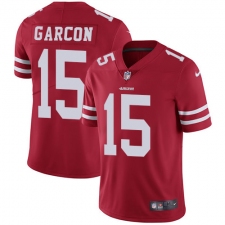Youth Nike San Francisco 49ers #15 Pierre Garcon Red Team Color Vapor Untouchable Limited Player NFL Jersey