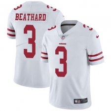 Youth Nike San Francisco 49ers #3 C. J. Beathard Elite White NFL Jersey