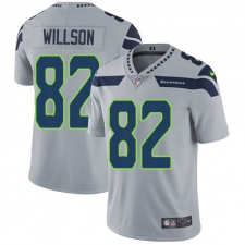 Men's Nike Seattle Seahawks #82 Luke Willson Grey Alternate Vapor Untouchable Limited Player NFL Jersey