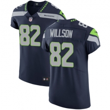 Men's Nike Seattle Seahawks #82 Luke Willson Steel Blue Team Color Vapor Untouchable Elite Player NFL Jersey