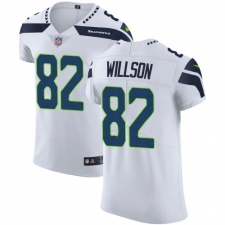 Men's Nike Seattle Seahawks #82 Luke Willson White Vapor Untouchable Elite Player NFL Jersey