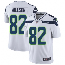 Men's Nike Seattle Seahawks #82 Luke Willson White Vapor Untouchable Limited Player NFL Jersey