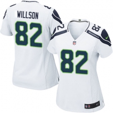Women's Nike Seattle Seahawks #82 Luke Willson Game White NFL Jersey