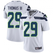 Youth Nike Seattle Seahawks #29 Earl Thomas III White Vapor Untouchable Limited Player NFL Jersey