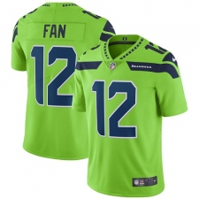 Men's Nike Seattle Seahawks 12th Fan Limited Green Rush Vapor Untouchable NFL Jersey