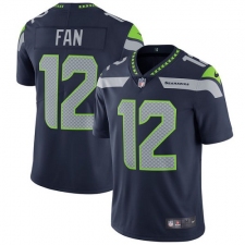 Youth Nike Seattle Seahawks 12th Fan Steel Blue Team Color Vapor Untouchable Limited Player NFL Jersey