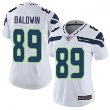 Women's Nike Seattle Seahawks #89 Doug Baldwin White Vapor Untouchable Limited Player NFL Jersey