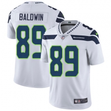 Youth Nike Seattle Seahawks #89 Doug Baldwin White Vapor Untouchable Limited Player NFL Jersey