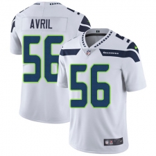 Men's Nike Seattle Seahawks #56 Cliff Avril White Vapor Untouchable Limited Player NFL Jersey