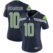 Women's Nike Seattle Seahawks #10 Paul Richardson Elite Steel Blue Team Color NFL Jersey