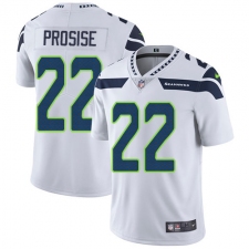 Youth Nike Seattle Seahawks #22 C. J. Prosise White Vapor Untouchable Limited Player NFL Jersey