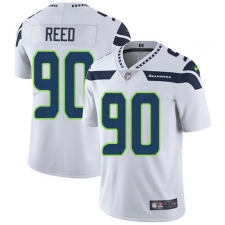 Youth Nike Seattle Seahawks #90 Jarran Reed White Vapor Untouchable Limited Player NFL Jersey