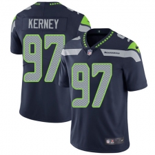 Men's Nike Seattle Seahawks #97 Patrick Kerney Steel Blue Team Color Vapor Untouchable Limited Player NFL Jersey