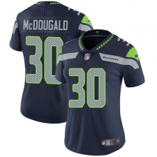 Women's Nike Seattle Seahawks #30 Bradley McDougald Elite Steel Blue Team Color NFL Jersey