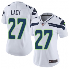 Women's Nike Seattle Seahawks #27 Eddie Lacy Elite White NFL Jersey