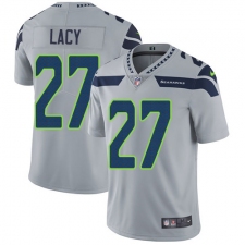 Youth Nike Seattle Seahawks #27 Eddie Lacy Grey Alternate Vapor Untouchable Limited Player NFL Jersey