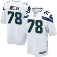 Men's Nike Seattle Seahawks #78 Luke Joeckel Game White NFL Jersey
