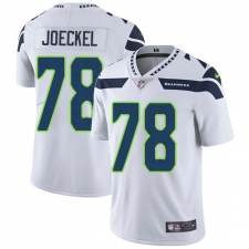 Men's Nike Seattle Seahawks #78 Luke Joeckel White Vapor Untouchable Limited Player NFL Jersey