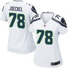 Women's Nike Seattle Seahawks #78 Luke Joeckel Game White NFL Jersey