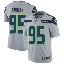Youth Nike Seattle Seahawks #95 Dion Jordan Grey Alternate Vapor Untouchable Limited Player NFL Jersey