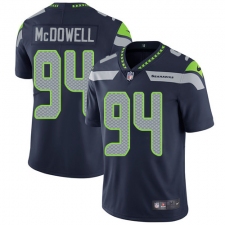 Men's Nike Seattle Seahawks #94 Malik McDowell Steel Blue Team Color Vapor Untouchable Limited Player NFL Jersey