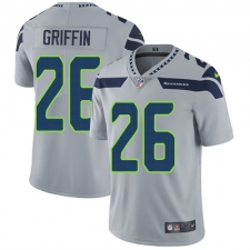 Youth Nike Seattle Seahawks #26 Shaquill Griffin Elite Grey Alternate NFL Jersey