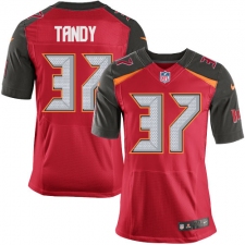 Men's Nike Tampa Bay Buccaneers #37 Keith Tandy Elite Red Team Color NFL Jersey