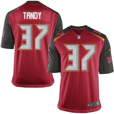Men's Nike Tampa Bay Buccaneers #37 Keith Tandy Game Red Team Color NFL Jersey