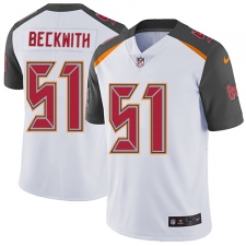 Youth Nike Tampa Bay Buccaneers #51 Kendell Beckwith White Vapor Untouchable Limited Player NFL Jersey