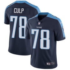 Youth Nike Tennessee Titans #78 Curley Culp Elite Navy Blue Alternate NFL Jersey